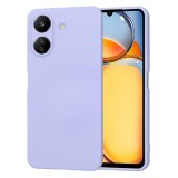 Husa premium din silicon pentru xiaomi redmi 13c 4g / poco c6 - softflex, microfibra, light purple