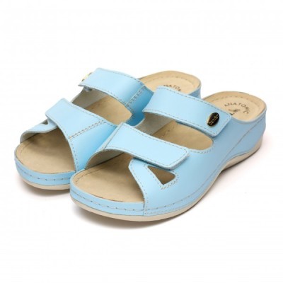 Papuci piele Tellus 25-03 foto