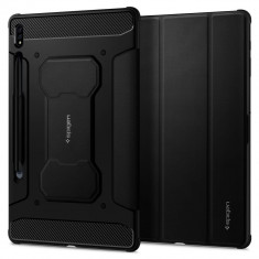 Husa Spigen Rugged Armor Pro Samsung Galaxy Tab S7 Plus 12.4 inch Black foto