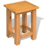 vidaXL Masa Capat Lemn Masiv Stejar 27x24x37cm Maro Noptiera Masuta Cafea