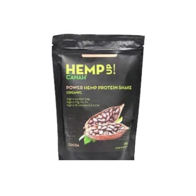 Power Shake Proteic de Canepa si Cacao Bio 300gr Canah foto