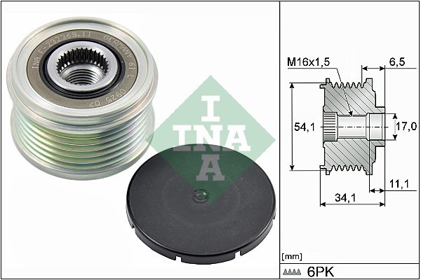 INA 535 0179 10 Sistem roata libera, generator
