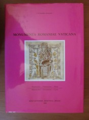 MONUMENTA ROMANIAE VATICANA - I. DUMITRIU SNAGOV (Manuscrise, documente, harti) foto