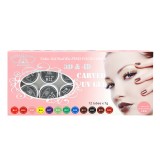 Cumpara ieftin Set 12 bucati gel color 4D, Global Fashion, 7g, culoare neagra