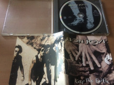 bon jovi keep the faith album cd disc muzica hard pop rock 1992 foto