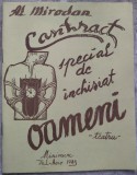 Cumpara ieftin AL. MIRODAN: CONTRACT SPECIAL DE INCHIRIAT OAMENI/TEATRU/TEL AVIV 1983/DEDICATIE