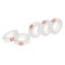 Set Benzi Adezive, 5 Bucăți, Transparent, Dimensiuni 33m x 12mm