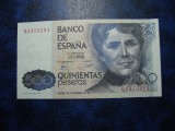 Spania 500 Pesetas 1979 UNC, Bancnota Stare Excelenta