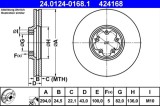 Disc frana ATE 24.0124-0168.1