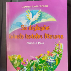 SA DEZLEGAM TAINELE TEXTELOR LITERARE CLASA A IV A CARMEN IORDACHESCU CARTE NOUA