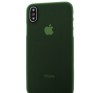 Husa PC Case Dark Green pentru iPhone Xs Max - Protectie Premium