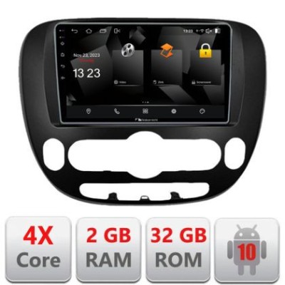 Navigatie Kia Soul 2014-2019 Android radio gps internet quad core 2+32 carplay android auto CarStore Technology foto