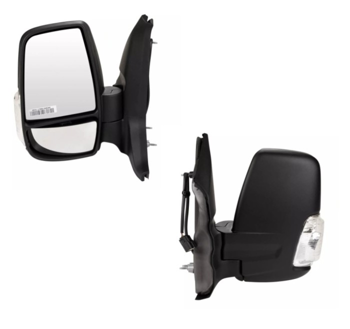 Oglinda usa exterioara FORD TRANSIT/TOURNEO, 10.2019-, stanga, View Max, reglare electrica; texturat; cu incalzire; versiune scurta; sticla convexa;