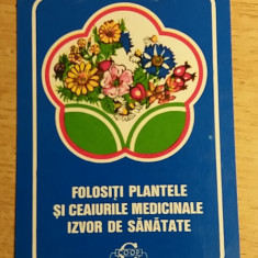M3 C31 - 1975 - Calendare de buzunar - reclama plante medicinale