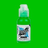 Tus Tatuaje World Famous Bright Green 30ml - Cerneala Profesionala Vegană, Pigment Intens, Aplicare Ușoară, Vindecare Rapidă