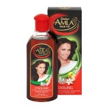 Dabur Amla Cooling Ulei de Par Racoritor cu Menta &amp; Lemn de Santal, 200ml - Hidratare, Revigorare