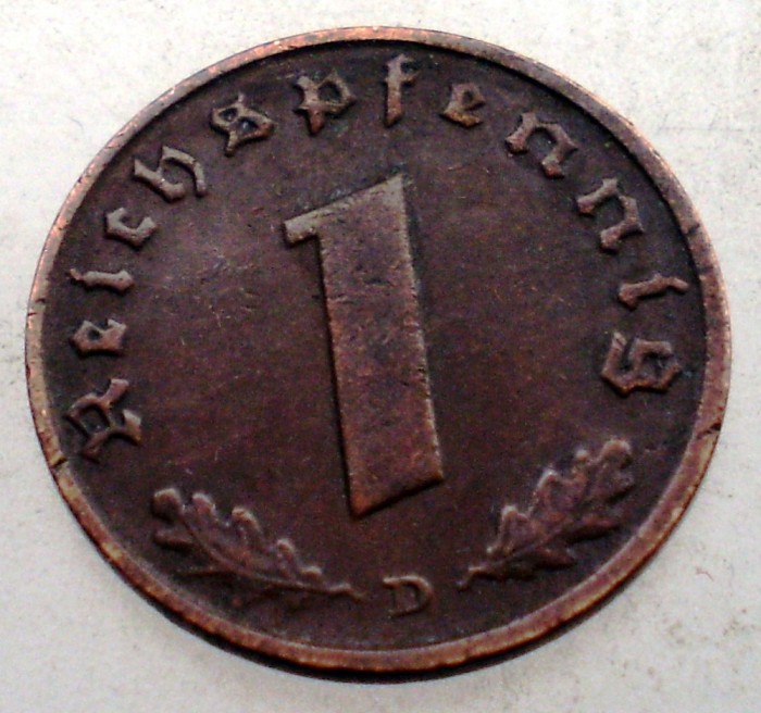2.440 GERMANIA 1 REICHSPFENNIG 1937 D