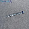 Embleme Hybrid Metalice Toyota, Set 2 buc, Autoadezive, Logo Litera, Universal