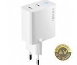 Incarcator Retea Forever TC-06-65CC 65W 3.25A 2 x USB-C Alb