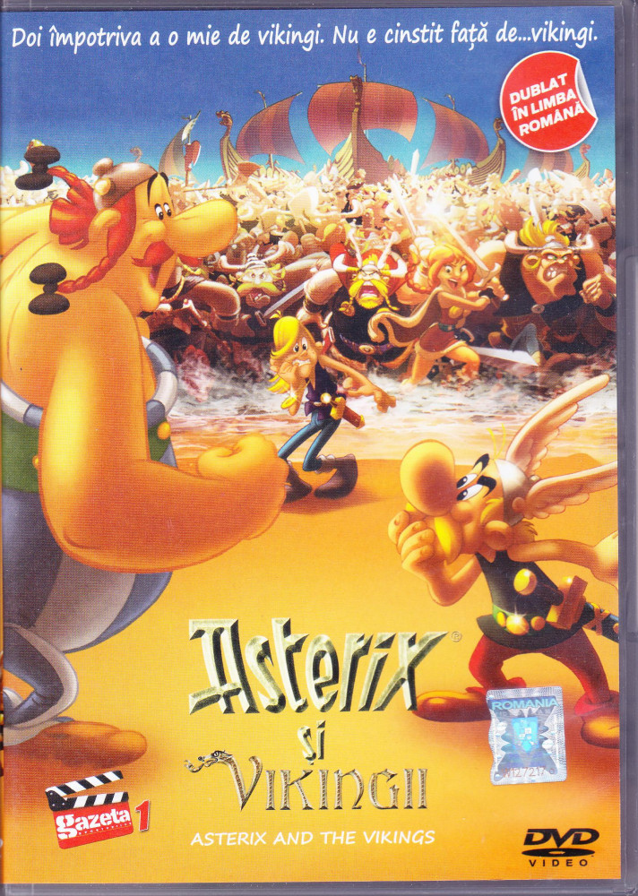 DVD animatie: Asterix si vikingii ( original, dublat si cu sub. in lb.  romana ) | arhiva Okazii.ro