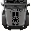 Sticker autoadeziv pentru vehicule Off Road, model &quot;Army Star&quot;, dimensiune 90 x 43 cm, culoare Neagra, AVEX