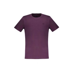 Tricou barbati, cu mini logo, Regular fit, Mov, S