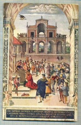 AD 322 C. P. VECHE RELIGIE-SIENA -LIBRERIA DEL DUOMO -PINTURICCHIO... - ITALIA foto