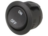 Rocker Switch SPST 10A/28VDC Negru SWITCH COMPONENTS