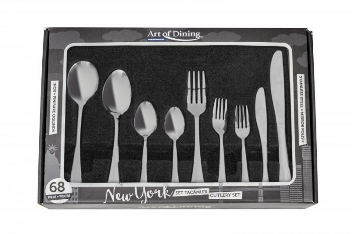 Set tacamuri inox 68 piese new york