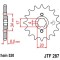 Pinion fata 14 dinti pas lant 520 &ndash; Honda XL 250 R (84-88) &ndash; XL 350 R (85-88)