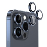 Folie sticla iPhone 15 Pro Camera Protector Lito S+, albastru
