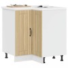 Dulap baza colt bucatarie Lucca, stejar Sonoma, 75.5x75.5x81.5 cm, lemn prelucrat, picioare reglabile