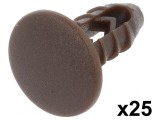 Clips pentru tapițerie 25buc Fiat 20mm negru