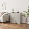 VidaXL Dulap, gri beton, 80x33x70 cm, lemn prelucrat 816564