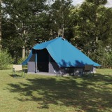 vidaXL Cort de Familie Tipi Albastru 8 Persoane Impermeabil