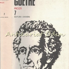 Opere VII - Johann Wolfgang Von Goethe - Anii De Drumetie Ai Lui Wilhelm Meister