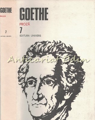 Opere VII - Johann Wolfgang Von Goethe - Anii De Drumetie Ai Lui Wilhelm Meister foto