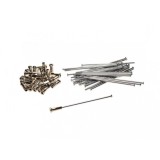 Set 36 spite si nipluri 121 mm pentru jante de 16 inch, grosime 3.2 mm