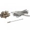 Set 36 spite si nipluri 121 mm pentru jante de 16 inch, grosime 3.2 mm
