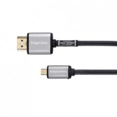 Cablu 2.0 HDMI la micro HDMI D 1.8m Profesional Kruger&amp;Matz