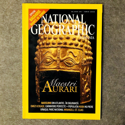 Revista National Geographic Rom&amp;acirc;nia 2003 Iunie vezi cuprins foto
