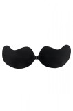 Sutien Invizibil Silicon Push-Up BRA83A-1 Negru Reutilizabil, Spate Gol. Marimi B, C, D