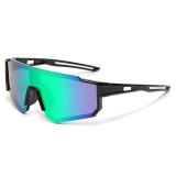 Ochelari sport cu protectie UV, pentru copii Asteroid GSM R601, verde