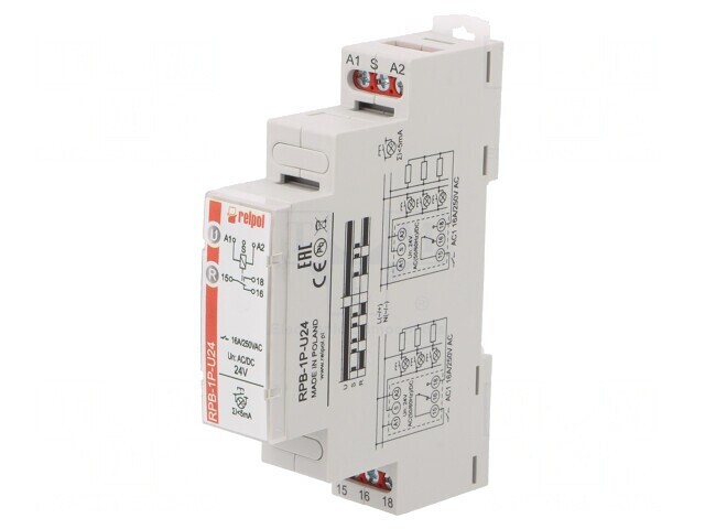 Releu Bistabil SPDT 16A pentru Instalații