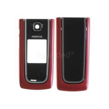 Nokia 6555 față și capac roșu pentru baterie foto