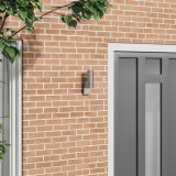 VidaXL Lampa de perete Oțel inoxidabil Argintiu IP44