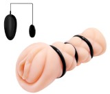 Masturbator Crazy Bull Michelle, Multispeed, Soft-Skin, Natural, 15.3 cm