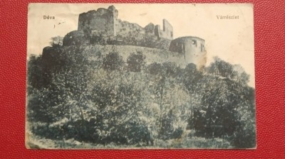 1916 - Deva, cetatea (jud. Hunedoara) foto