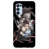 Husa compatibila cu Oppo A5 (2020) model Demon Slayer Kimetsu no Yaiba, Silicon, TPU, Viceversa, Transparent, Carcasa