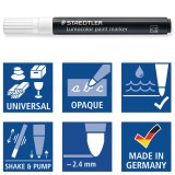 Set 5 markere cu vopsea - Lumocolor | Staedtler